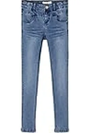 NAME IT Dames jeans, Medium Blue Denim