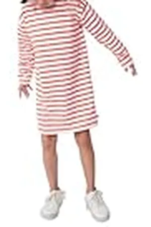 Petit Bateau Jurk met lange mouwen voor meisjes en meisjes, , 12 Jaar