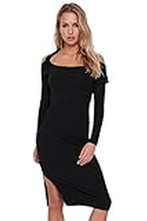 Trendyol Dames Midi Basic Slim Geweven Jurk, , M