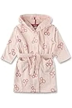 Sanetta Badjas voor meisjes, met capuchon, badstof, katoen, , 104 cm