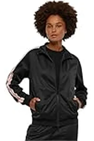 Urban classics Dames Jas Ladies Retro Track Jacket Black S, , S