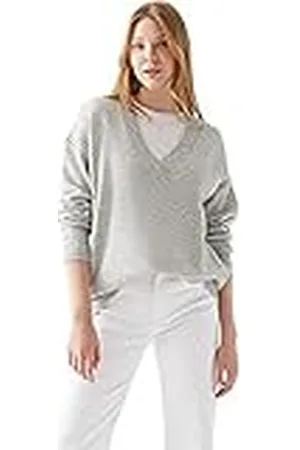 Mavi Sweatshirt met V-hals voor dames, , S