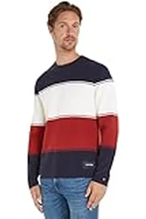 Tommy Hilfiger Gebreide trui met ronde hals voor heren, , XS