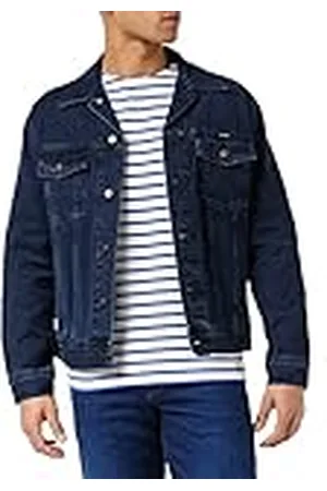 Wrangler Authentieke jeansjas voor heren, , S