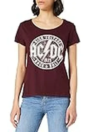 AC/DC Cotton Division T-shirt voor dames.