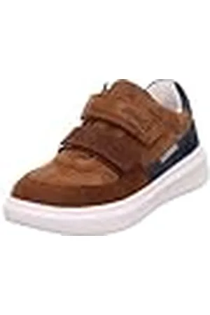 Superfit Cosmo Sneakers voor jongens, bruin, blauw 3000, 27 EU Breed