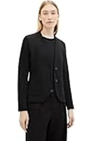 TOM TAILOR Basic Ottomaanse blazer voor dames met zakken, , XS