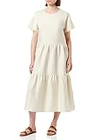 Seidensticker Dames regular fit blousejurk korte mouwen jurk, , 42, , 42