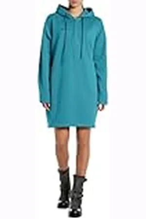 Replay Oversized sweatshirt-jurk met capuchon voor dames, , M