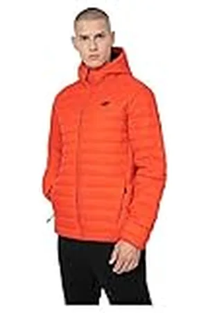 4F Down Jacket M085 Orange Maat XL voor heren, , XL