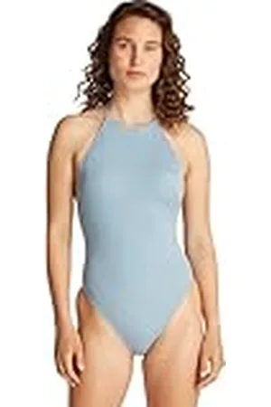 Calvin Klein Dames HIGH Neck ONE Piece-RP KW0KW02733 halter badpak, , S, , S