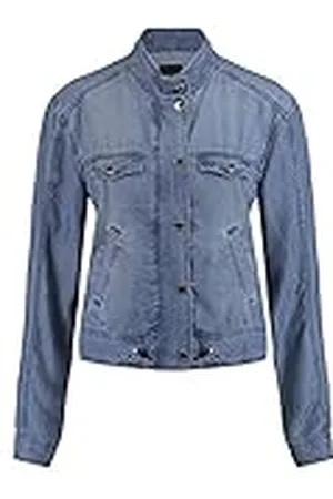 Taifun Damesjas jeans + stoffen denim jas.
