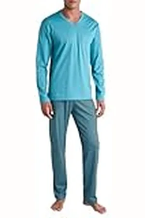 Calida Relax Streamline Pyjama, lange heren, van 100% katoen, , 56
