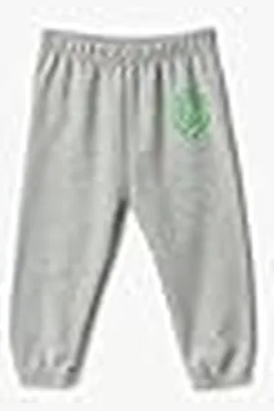 Koton Baby-jongens basic jogger elastische tailleband bedrukt detail sweatpants, , 6-9 Maanden