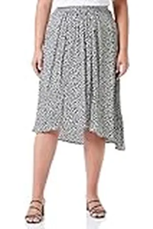Replay Rok voor dames, Zwart/Natuurlijk Wit 010, S