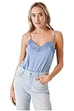 Garcia Dames Singlet shirt met schouderbandjes/Cami Shirt, , XS, , XS