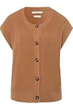Brax Dames stijl Eve wolmix casual look gebreide jas, , 36