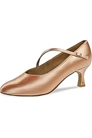 Diamant Dansschoenen voor dames 166-178-094 - satijn - normaal - 5 cm flare - Made in Germany, , 38 EU