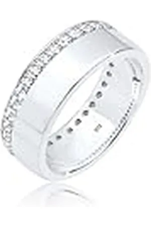 Elli Ring 925 zilver Bandring steentje