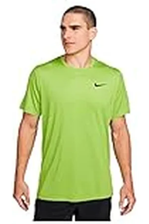 Nike NP Dri-Fit Hpr Dry Top Sleeve Shirt, chlorofyl/Atomic Green/HTR/B, XL Heren