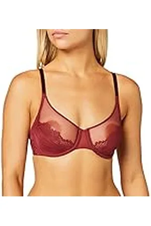 Triumph Lace Spotlight W beugelbeha, Kardinaal, 70D