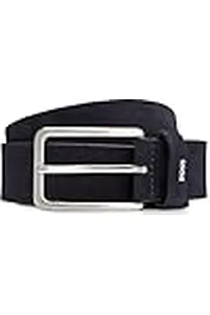 HUGO BOSS Calis-logo Sz35 riem voor heren van suède met logo-lus, , 110