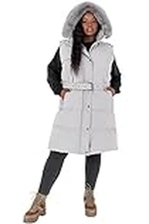 Lovedrobe Dames Dames Gilet Mouwloze Winterjas Maat 18, , 44