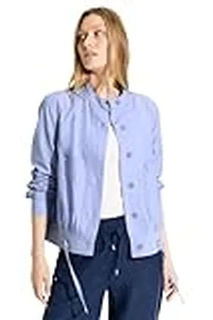 CECIL Dames B212149 Chambray Jas, Blouse Blue, L, , L