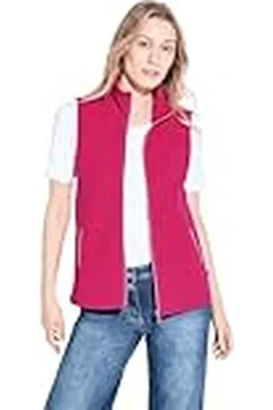CECIL Dames structuur vest, roze sorbet, XS, , XS