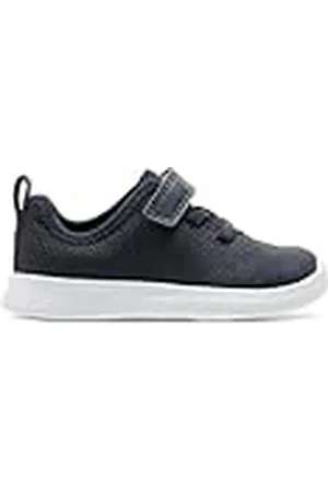 Clarks Ath Flux T lage sneakers voor jongens, marineblauw, 27 EU