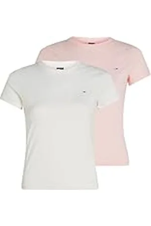 Tommy Hilfiger Dames TJW 2PACK C-NECK TEE S/S T-Shirt, Multi, S, , S