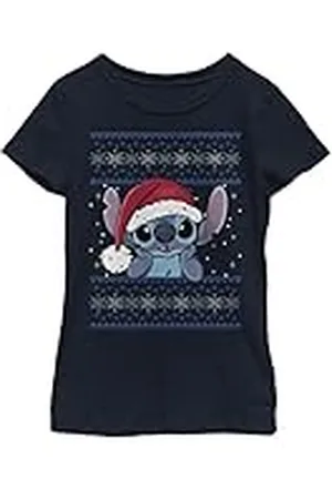 Disney Lilo & Stitch Holiday Stitch Wearing Santa Hat Girl
