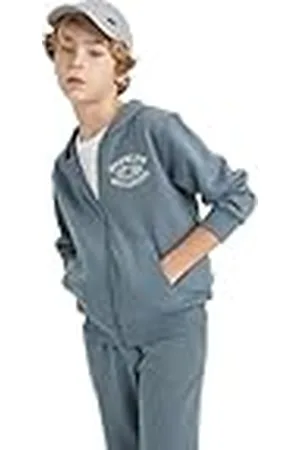 DeFacto Sweatshirt met capuchon voor jongens, , 13-14 Jaar