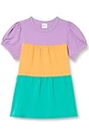 Green Cotton Meisjes Alfa Layer S/S T T-shirt, , 104 cm