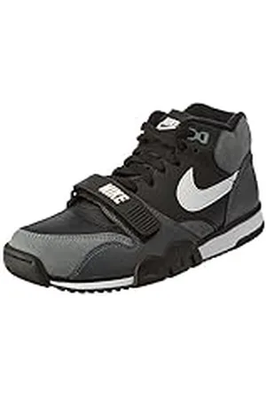 Nike Air Trainer 1 Sneakers voor heren, zwart, wit, donkergrijs, cool grijs, 37.5 EU