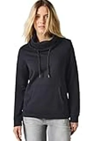 CECIL Sweatshirt voor dames met sjaalkraag, , S