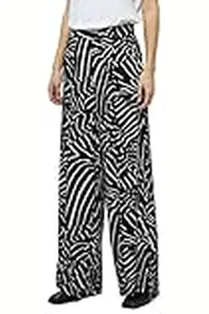 Minus Kassandra Pant | Zwarte Broek Dames | Lentebroek voor Dames UK | Maat 8