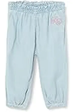 QS by s.Oliver Junior Baby Girls Jeans Broek, Loose Fit, Blue, 62, , 62 cm