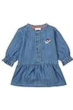 Noppies Jurk Felines - Kleur: Medium Blue Denim - Maat: 56, , 56 cm