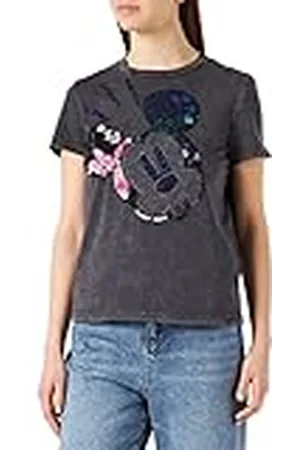 Desigual TS_Mickey Camo T-shirt voor dames, , XS