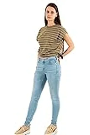 ONLY Dames ONLMAY S/S Cropped Box JRS Top, Mermaid, L, , L