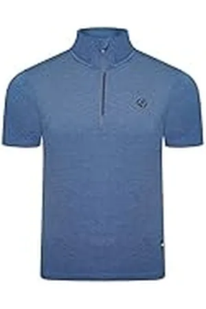 Dare 2B Dare 2b Pedal It Out Jrsy Lichtgewicht, 1/2 rits, jersey t-shirt met korte mouwen. Met Q-WIC Plus stof en reflecterende bekleding. Geschikt voor fietsen en wandelen.