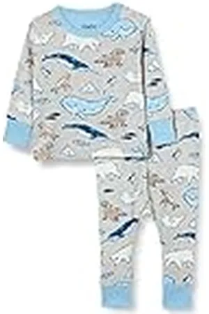 Hatley Organic Cotton Pyjamaset met lange mouwen voor jongens, , 12 Maanden