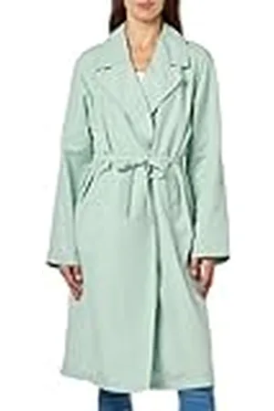 VERO MODA Dames VMNEEL Long Trenchcoat, Silt Green, L, , L