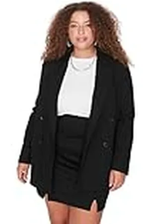 Trendyol Vrouwen Plus Size Mini Kokerrok Kokerrok Gebreide Plus Size Rok, , 2XL, , XXL
