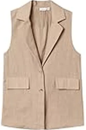 NAME IT NKFFALINNEN Waistcoat kostuumvest voor meisjes, , 122/128, , 122/128 cm