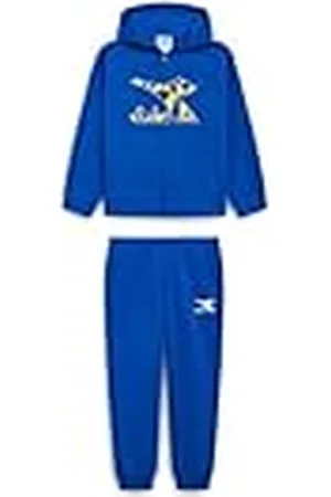 Diadora Jb. Tracksuit HD Fz Riddle Jumpsuit met capuchon en veters met doorlopende ritssluiting, PRINS Blue, Regular, , Eén Maat