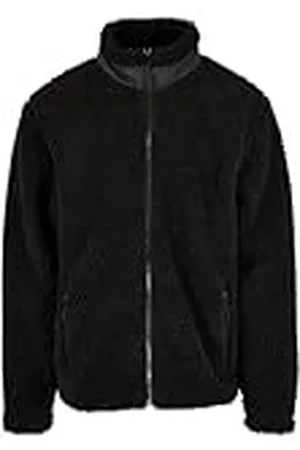 Urban classics Herren Jacke Basic Sherpa Jacket black M