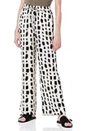 Taifun Dames Wide Leg H Vrijetijdsbroek, , 40, , 40