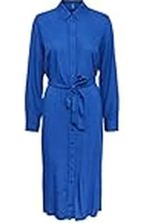 Pieces® Dames PCCAMMIE LS MIDI Shirt Dress NOOS BC Jurk, , S